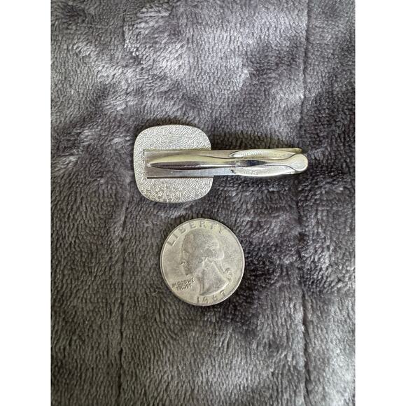 Vintage Hickok Donkey Tie Clip – Silver Tone Enamel Democratic Party Mid Century - Picture 2 of 4